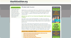 Desktop Screenshot of ihealthcoalition.org